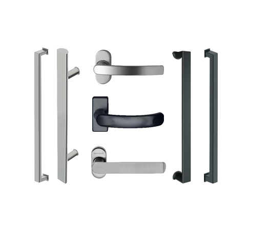 Madla a kliky na vchodové dveře